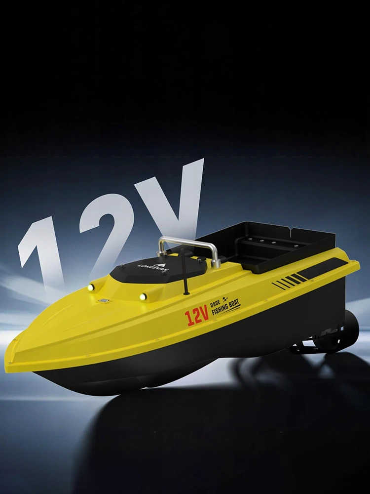 D80E GPS-Köderboot mit Sonar, Temperatur-/Tiefenmessung, 46800mAh Batterie, Karpfen-RC-Fischerboot, schnelles Boot, GPS+Beidou Dual-Positionierungssystem, 4m/s, 3kg Traglast, 500m Fernsteuerung,