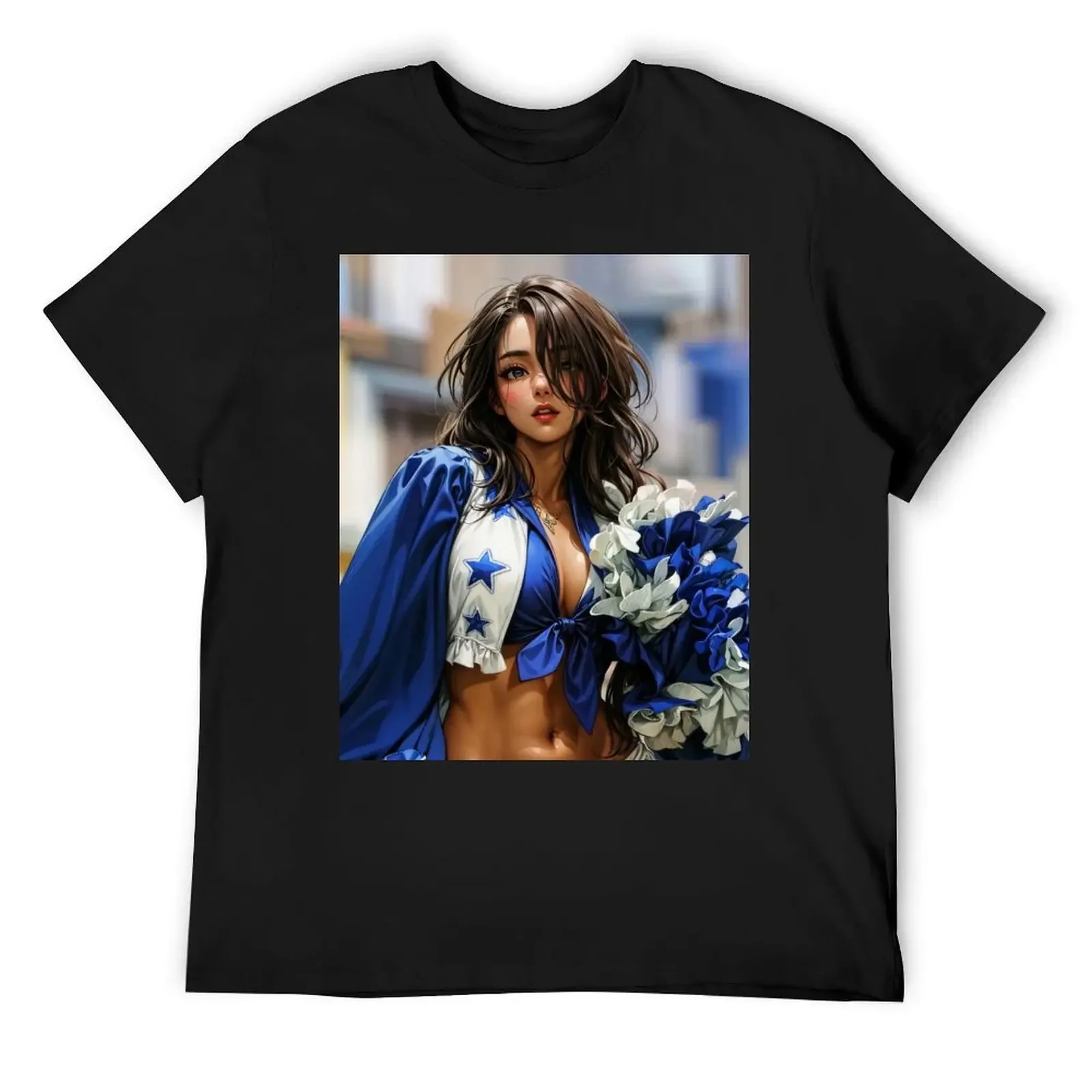 Anime PinUp Girl: Syun Kamakado 039 (undercover as a hot cheerleader) T-Shirt shirts graphic graphic t shirts sweat shirts, men