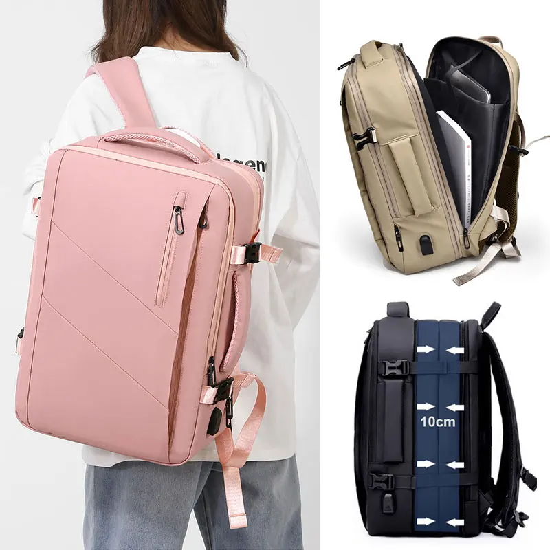 Large Capacity Travel Backpack for Woman and Men 50L Business Trip Backpacks 16 Inch Laptop Bag College School Backpack