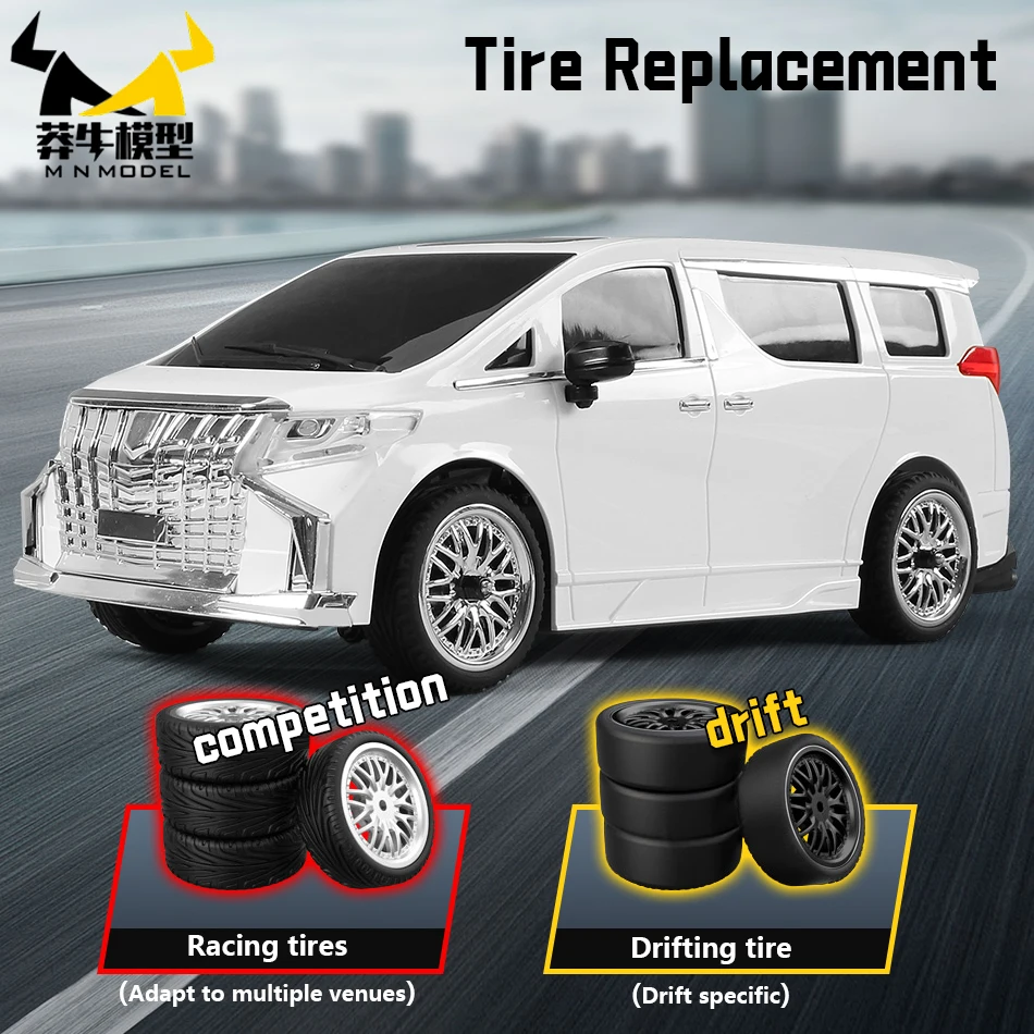 MN 모델 1:16 RTR RC 자동차 고속 드리프트 MPV 라이트 리모컨 스턴트 밴 스포츠 레이싱 차량 장난감 성인용 휴일 선물