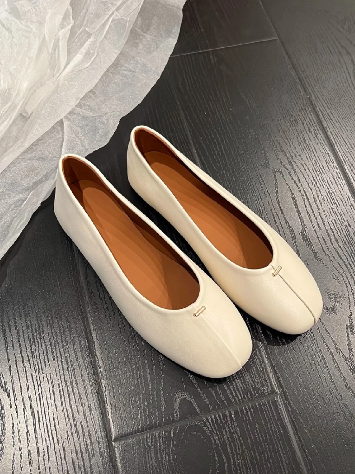 casual flat dress shoes for women Womens Casual Flats Shoes Comfortable Slip On Work Shoes Round Toe Fashion Ladies  Dress Shoes