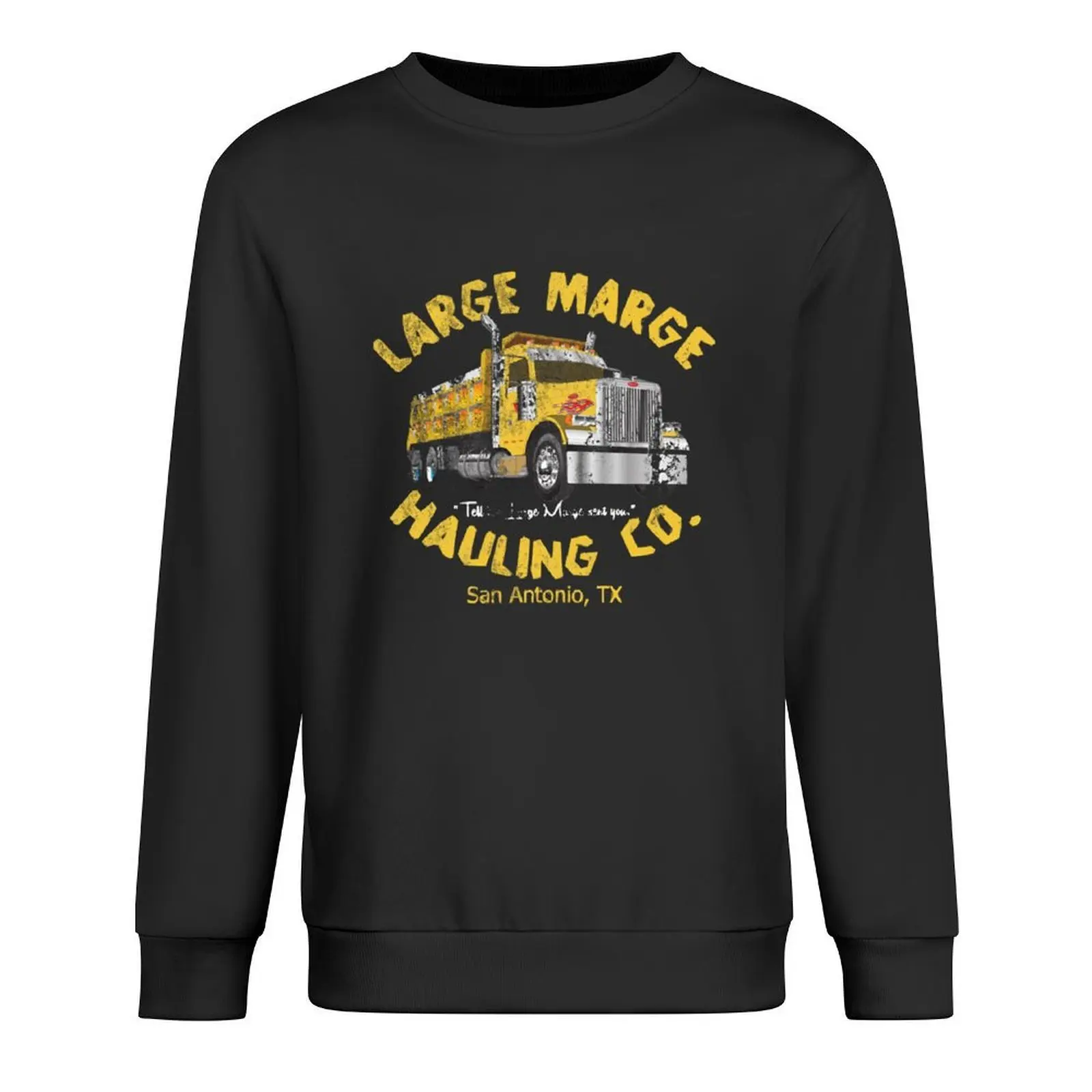 بلوفر كبير من Marge Hauling ملابس على الطراز الكوري ملابس رجالي مصممة ملابس خريفية للرجال سترة خريفية بغطاء للرأس للرجال