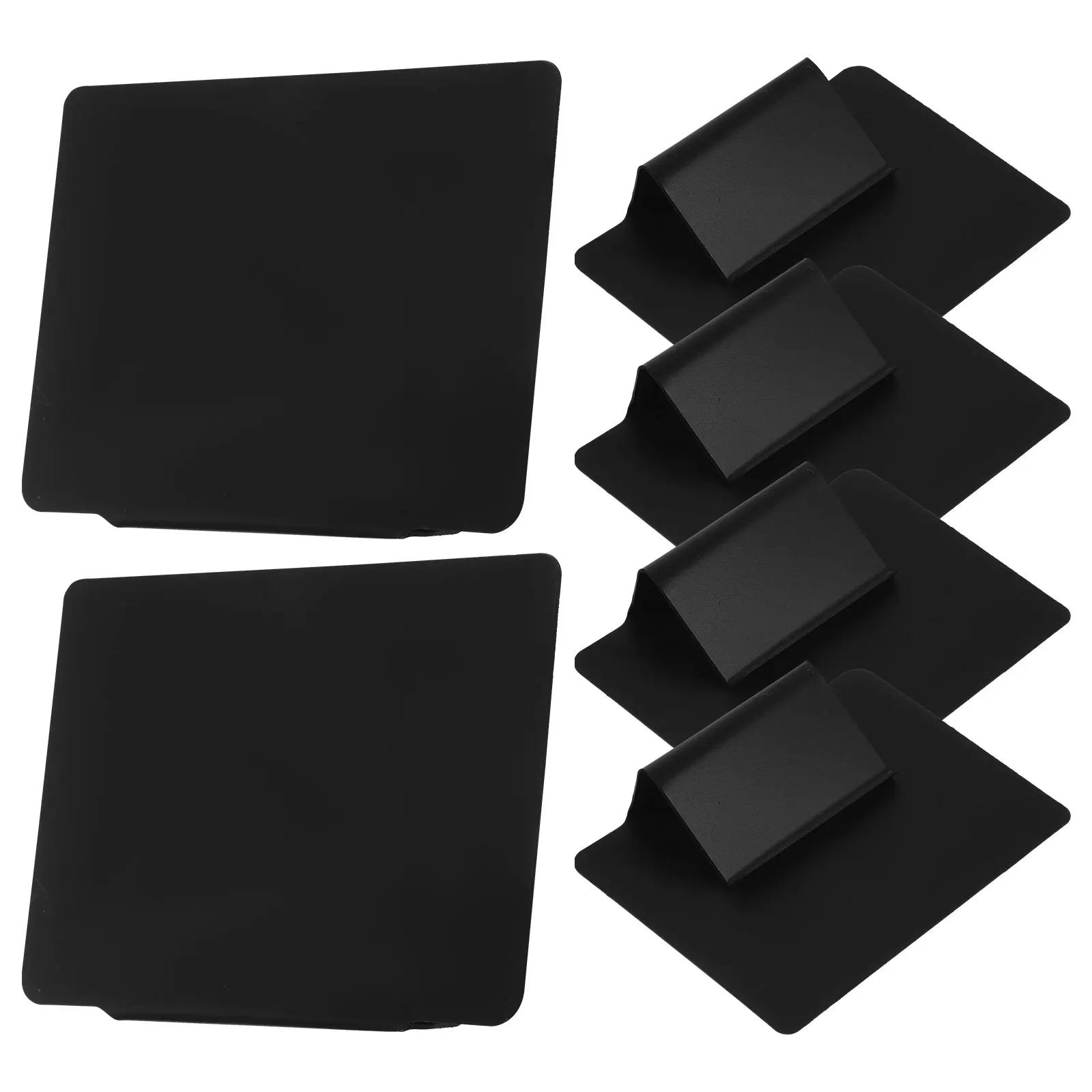 

6pcs Blackboard Price Tag Small Rewritable Chalkboard Mini Signs Hanging Food Labels Display Sign Lightweight Storage Buffet