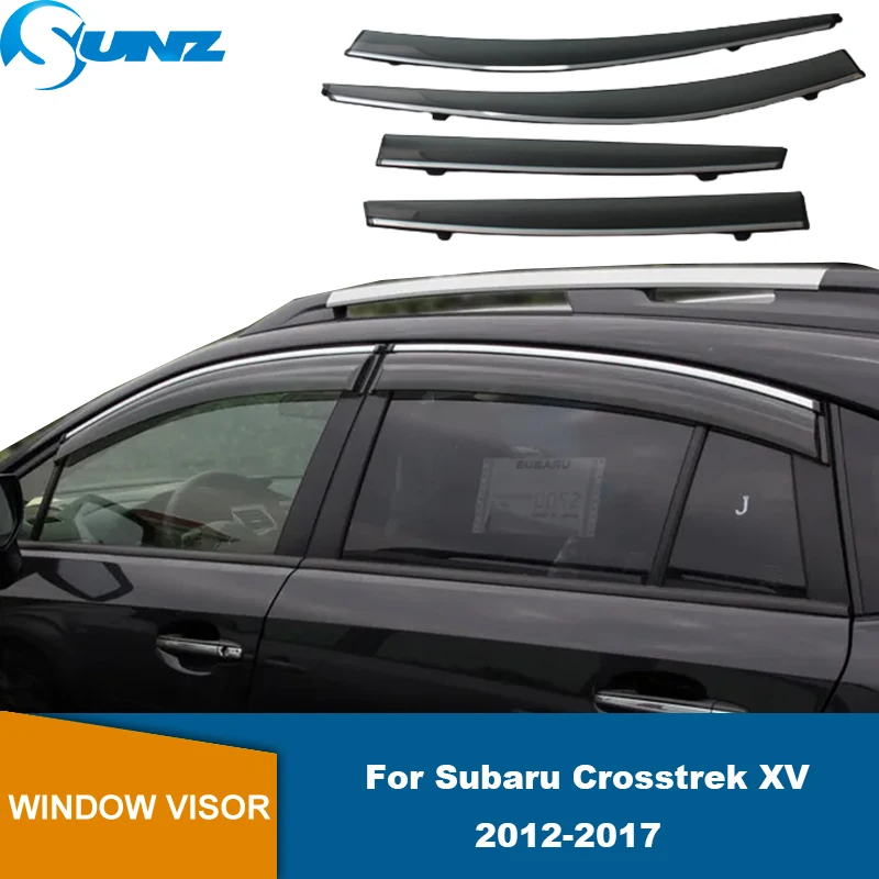 Side Window Deflector For Subaru Crosstrek XV 2012 2013 2014 2015 2016 2017 Car Window Visor Windshield For Rain Guard Shields