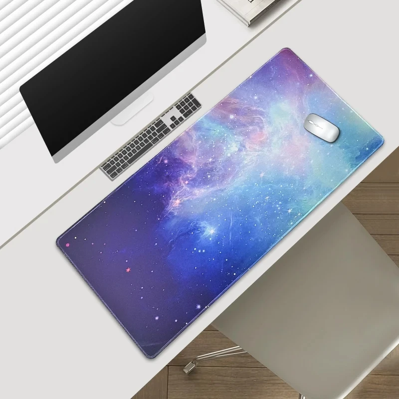 Mouse Pad Keyboard Mouse Carpet Large Mouses Desk Non-slip Rubber Gamer  Laptop Starry Sky Suitable for Various Environments