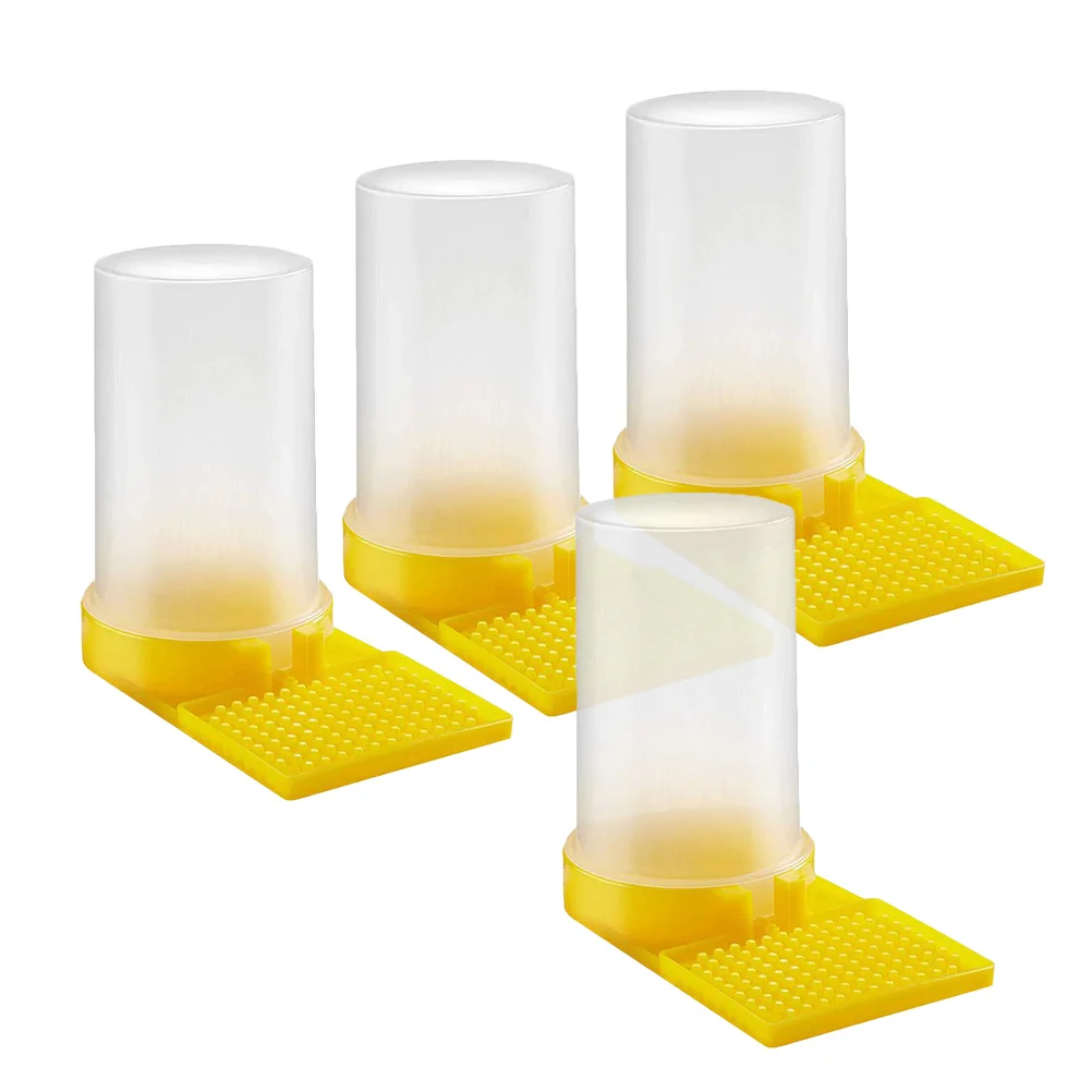 

4pcs Bees Water Feeder Durable Beehive Entrance Water Dispenser For Garden Beekeeping Supplies Portable Cup Kit