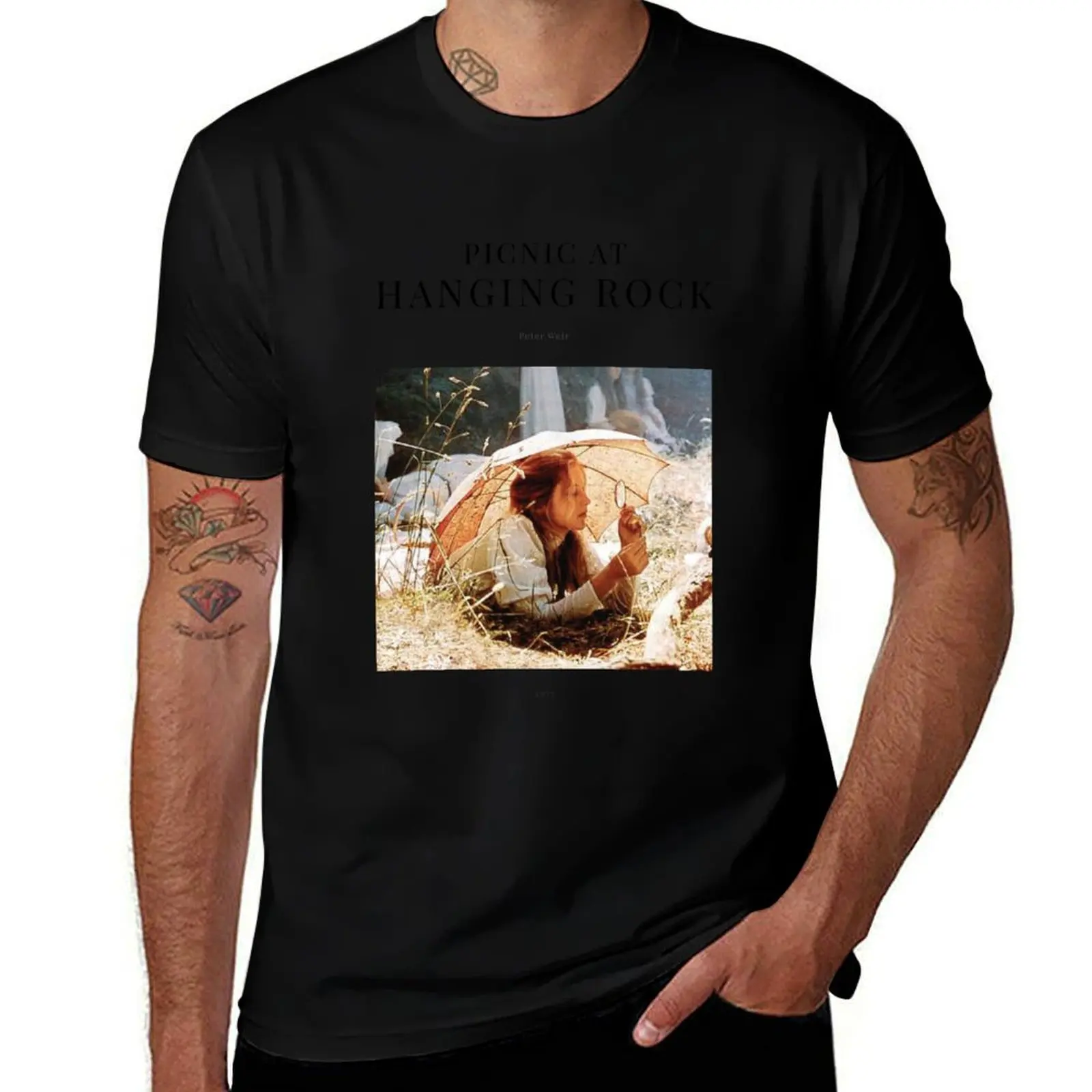 

Picnic at Hanging Rock - Minimalist Movie Poster - Peter Weir T-Shirt man t shirt cotton anime t shirts oversize T-Shirt