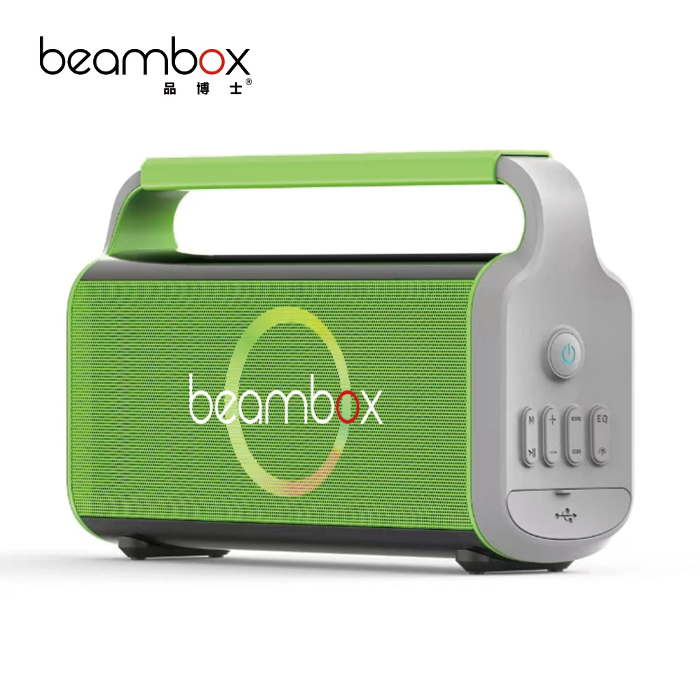 Altavoz de Karaoke portátil Popular de 30W, iluminación LED RGB, nuevo modelo privado, gran potencia con opción de dos micrófonos, 2025