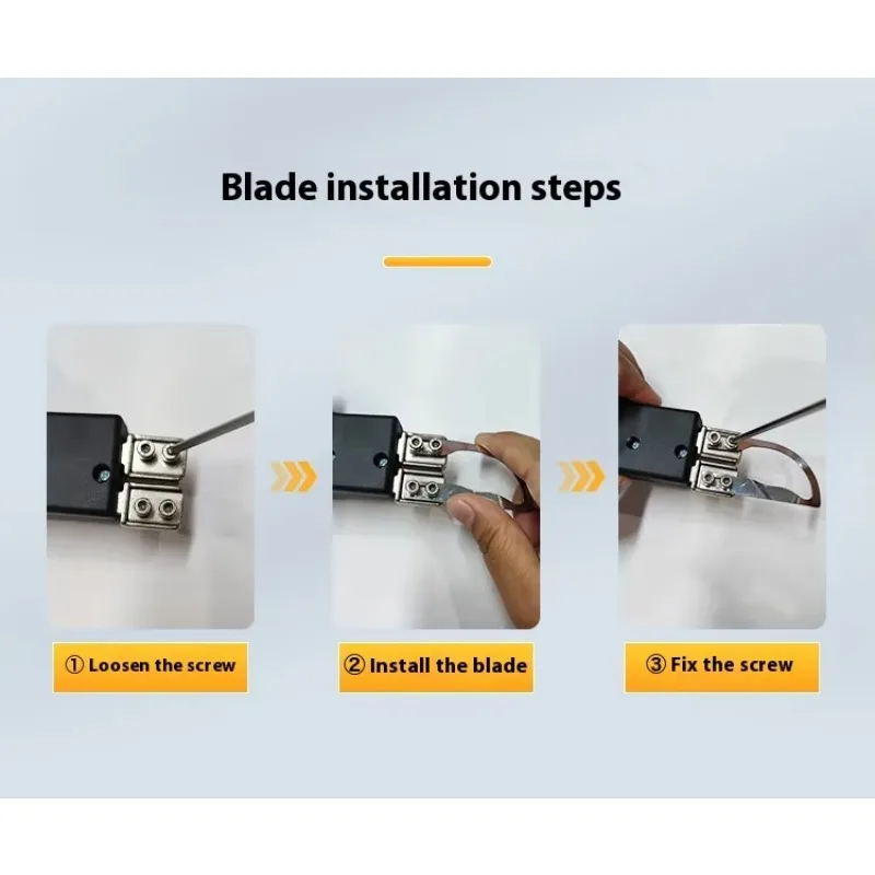 Handheld Electric Hot Knife Fabric Heating Cutter Metal Construction for Non-Woven Fabric Rope Curtain