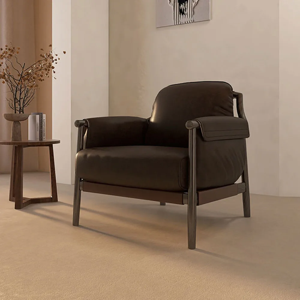 

Black Cafe Bar Chairs Living Room Wood Design Vintage Minimalist Chairs Hand Reading Poltrone Da Salotto Home Accessories