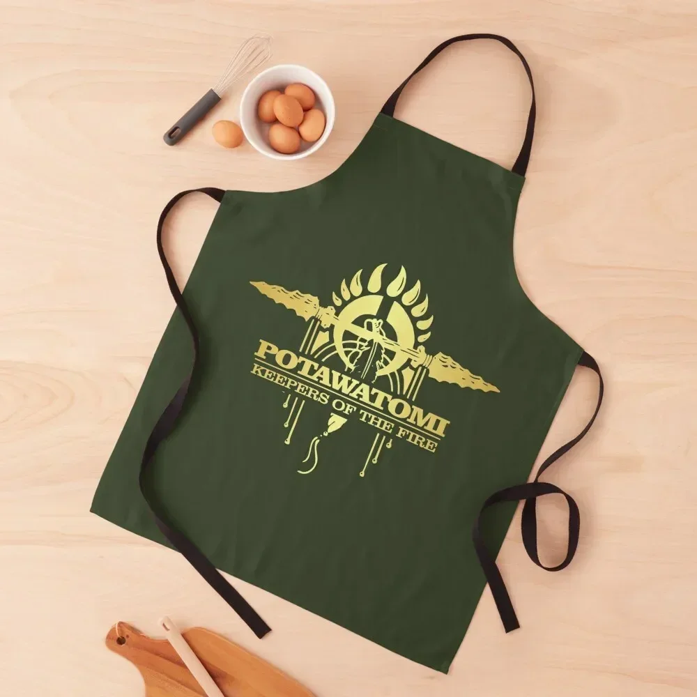 

Potawatomi 2o (NA) Apron cook wear For Women Kitchen Kitchens Men kitchen gadgets Apron