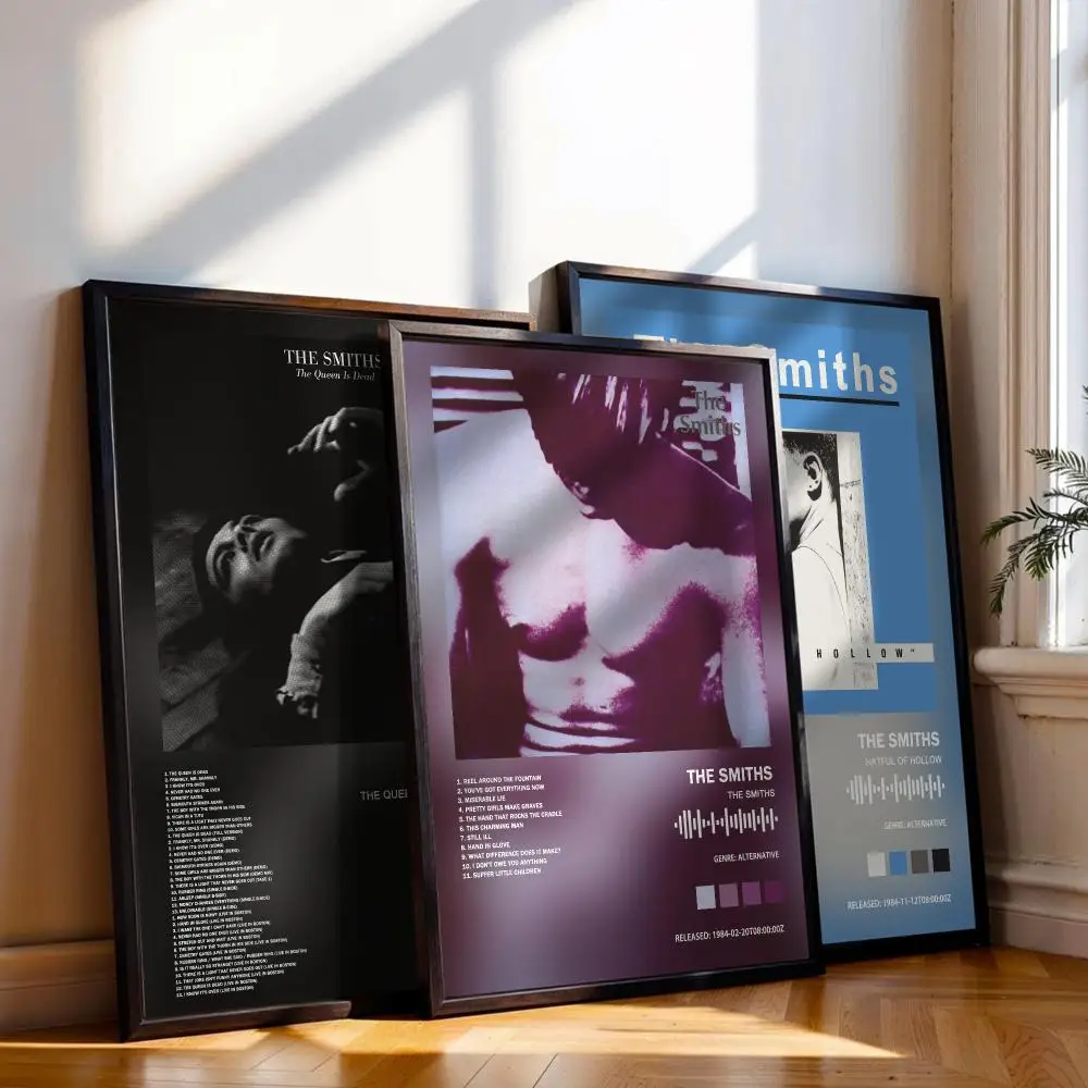 The S-Smiths Poster Peelable Self-Adhesive Stickers, Frameless Wall Art Decals for Bedroom Living Room Home Decor