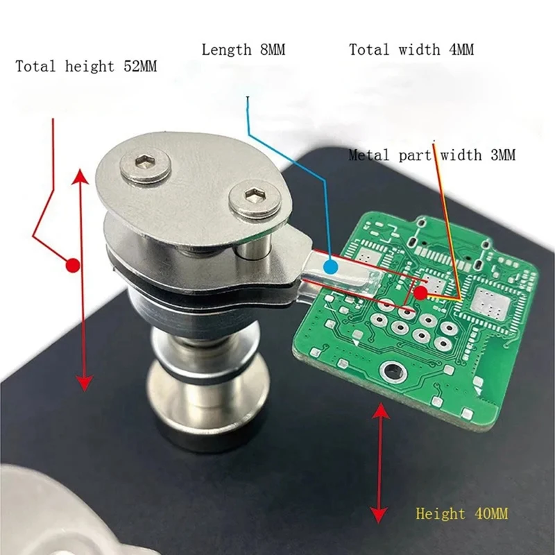 AD33 HOT Magnetic Miniature PCB Clips Electronics Manufacturing Soldering Repair Small Circuit Boards Fixed Motherboard Componen