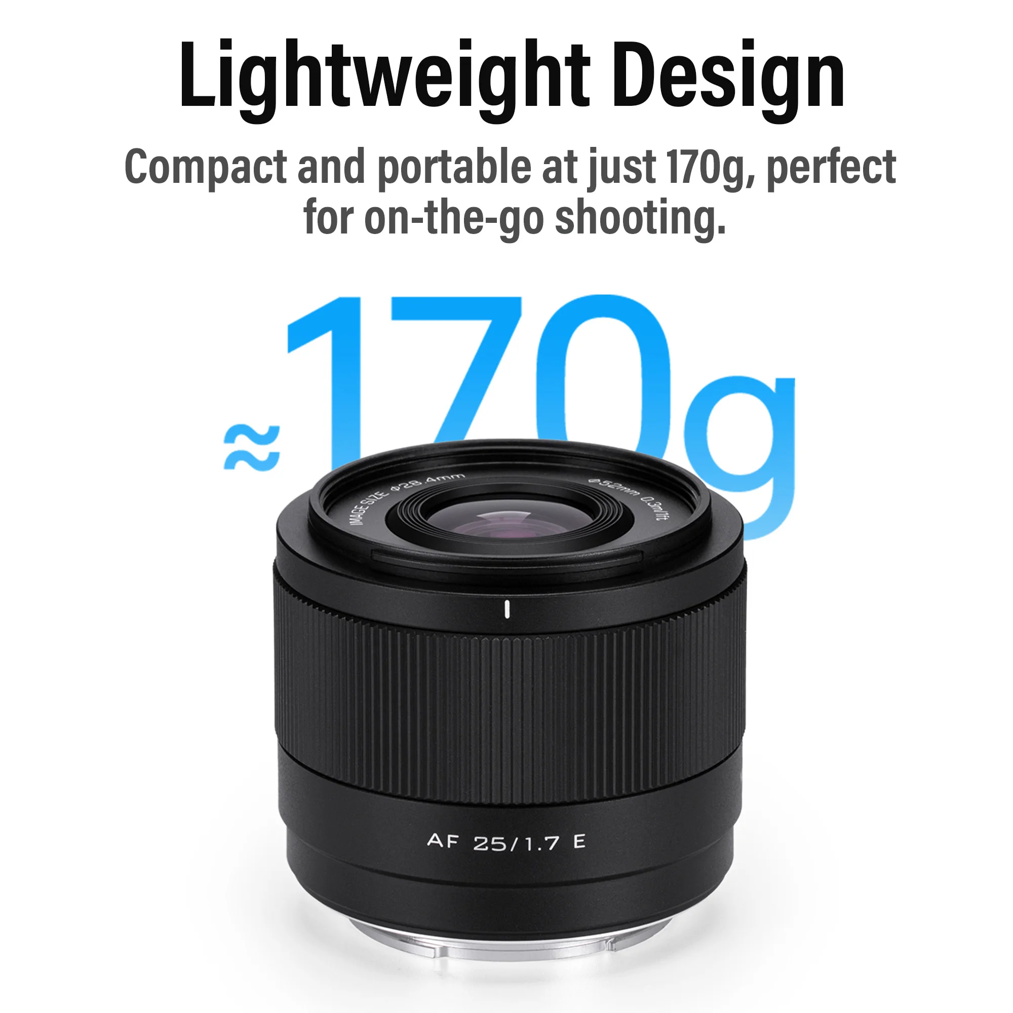 Viltrox AF 25mm F1.7 Camera Lens APS-C Large Aperture Autofocus Lens for Nikon Z Fujifilm X Sony E Mount Lens ZVE10 a6400 a6700