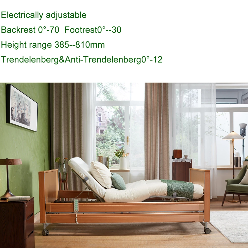 Clinic Bed Backrest Footrest Home Care Bed Rail For Elderly Nursing Hospital Patient Bed Tray
