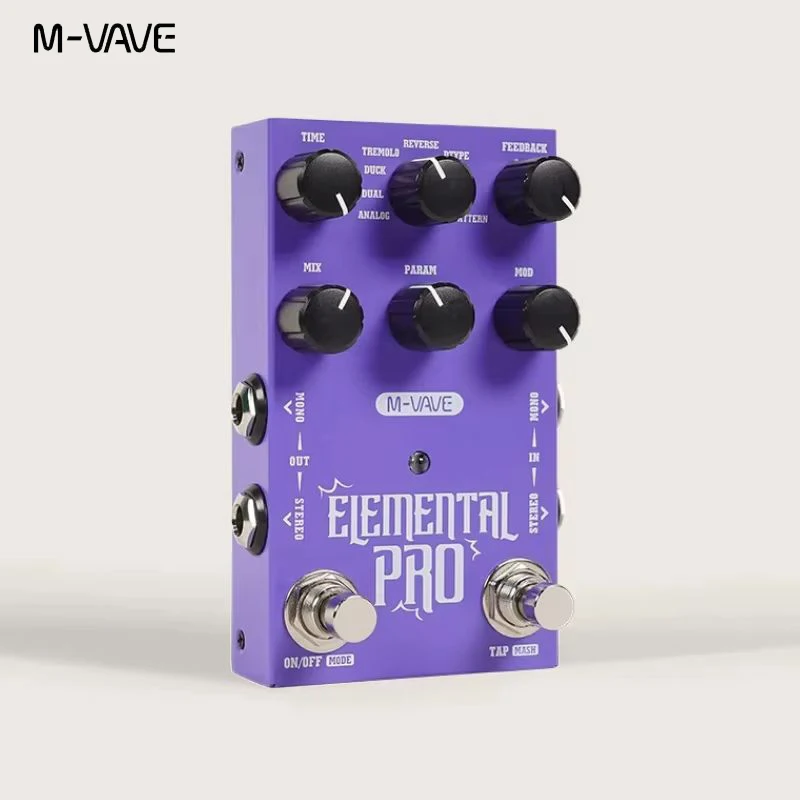 disponibile-in-magazzino-pedale-per-chitarra-elettrica-m-vave-elemental-pro-effetto-delay-stereo-9-modalita-tempo-regolabile-da-100-a-1200-ms-ideale-per-esibizioni-musicali