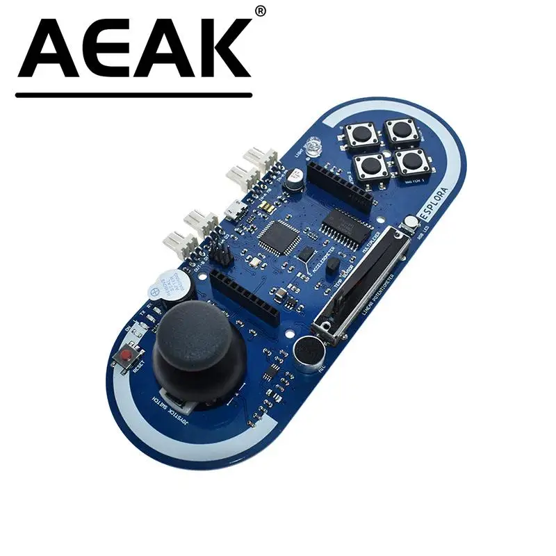 Atmega32u4 Esplora Joystick Game Program Module For Arduino IDE Oscillator Microcontroller Temperature Light Sensor Board Cable