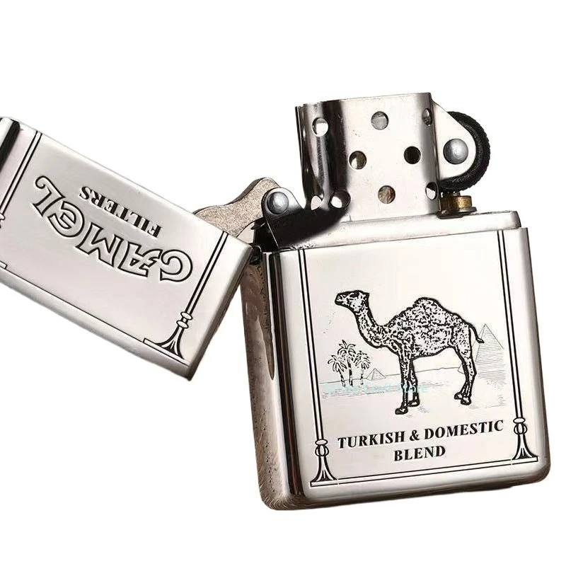 Briquet à kérosine coupe-vent, accessoires pour cigarettes, cadeau pour hommes, peut être bricolage, nouvelle collection 2025