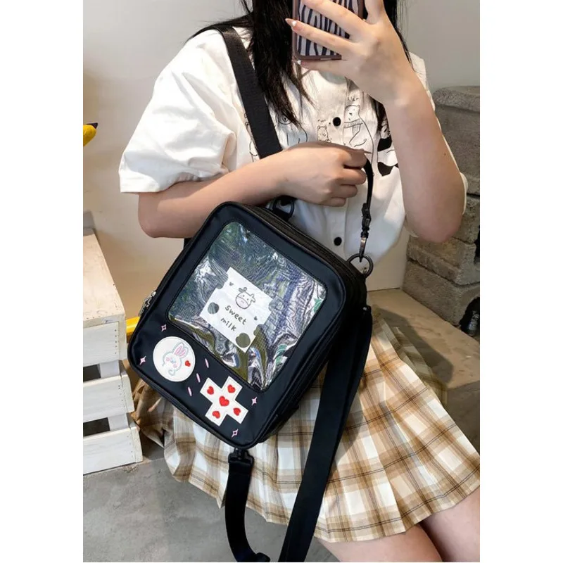 Sac à dos souple de console de dessin animé pour femmes, sac de jeu lancé mignon, messager de haute qualité, bandoulière de luxe polyvalente, Y2K