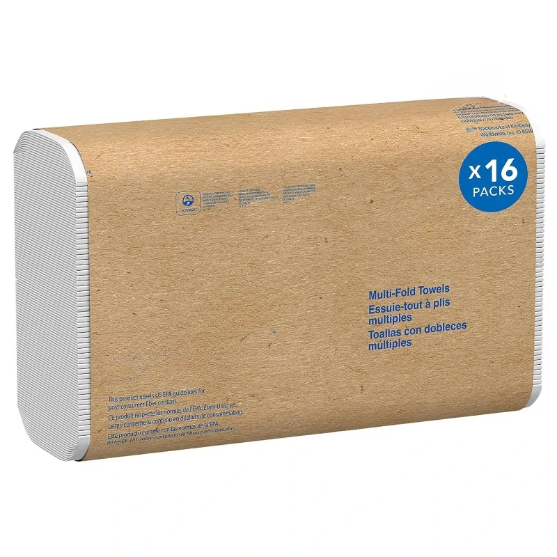 Multifold Paper Towels, Bulk (01840), with Absorbency Pockets, 9.2