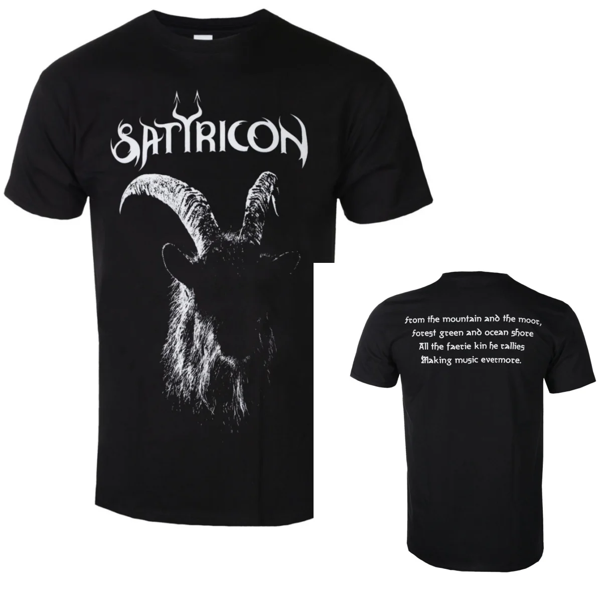 Y2k Satyricon Grafik-Baumwoll-T-Shirt Unisex Sommer Kurzarm Mode Marken-T-Shirt Luxus Casual Vintage Tees
