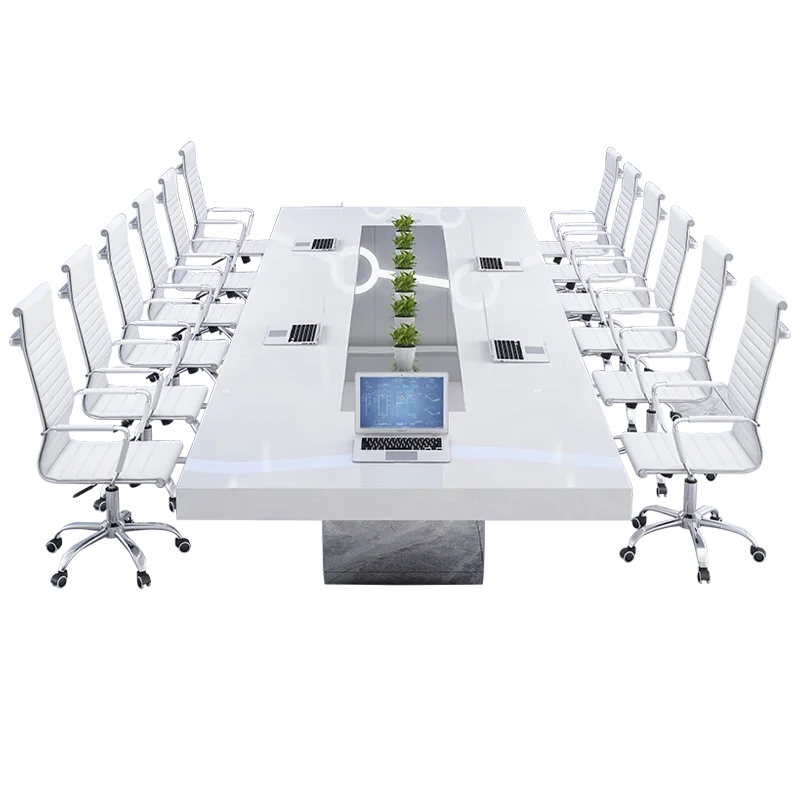 Office desk luxury office furniture 10 to 20 people Large Meeting table for project Boardroom Business Hotel Conference table