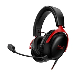 Auriculares originales HyperX 3 negros + rojos para juegos por cable Hyper-X Cloud 3 III BLK/RED GAM HS auriculares hyperx