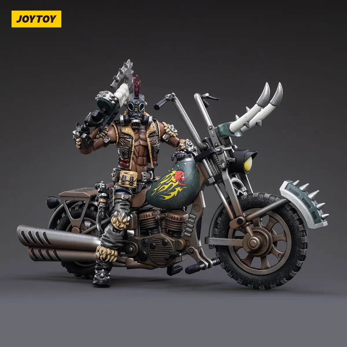 

In Stock JOYTOY 1/18 Motorcycle The Cult Of San Reja Logan & Hell Walker H20 Anime Action Figures Model Toys Collection Gifts