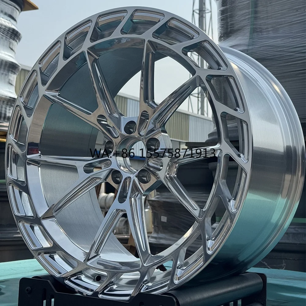 

19 20 21 22 23 24Inch Forged Racing Car Wheels 5x112 6061-T6 Alloy Car Wheels Custom Polished Monoblock Wheels for Mercedes E63