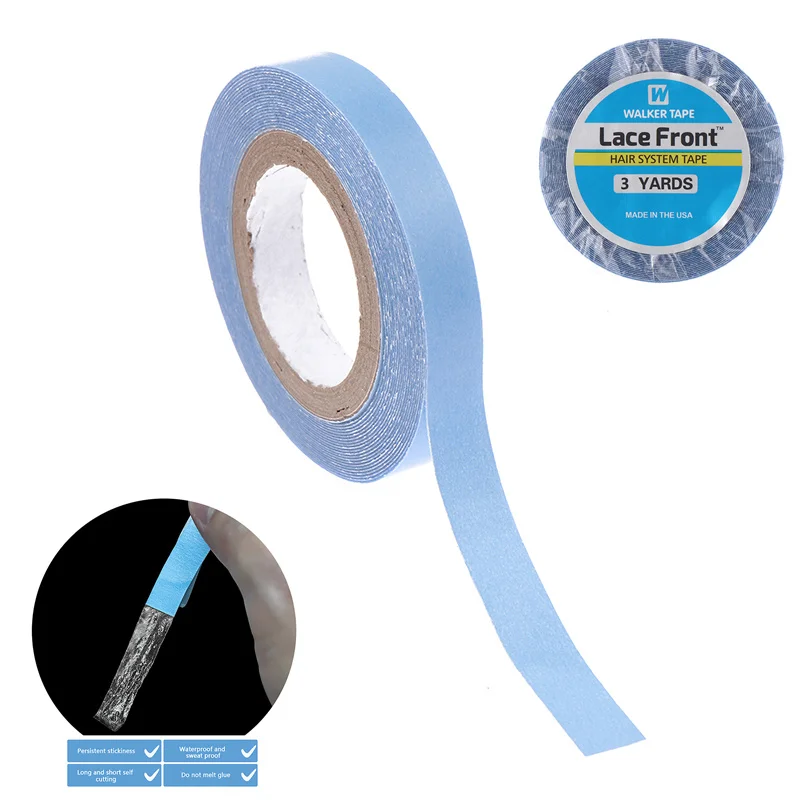 Hypoallergenic Wig Tape Hair Extension Tape Adhesive Sticker Strip Waterproof Tape For Wig Salon Hair Cutting Accessories