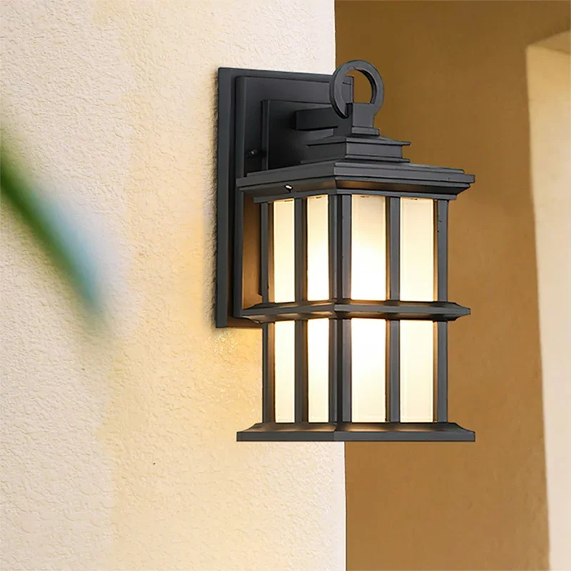 WPD Contemporary LED Outdoor Wall Lamps Electric Simplicity Waterproof Balcony Hallway Courtyard Villa Gate Hotel