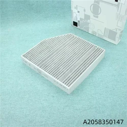 Car Air Conditioner For Mercedes Benz C E GLC W205 W206 W213 C200 CDI C300 e EQ E300 GLC220d 250 GLC300 Cabin Filter A2058350147