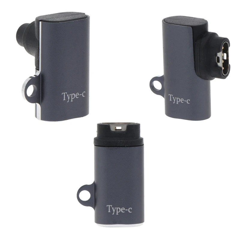 Type C Female to 4pin Watch Charging Adapter Convertor for Approach S40 S60 X10 Venu Smartwatch