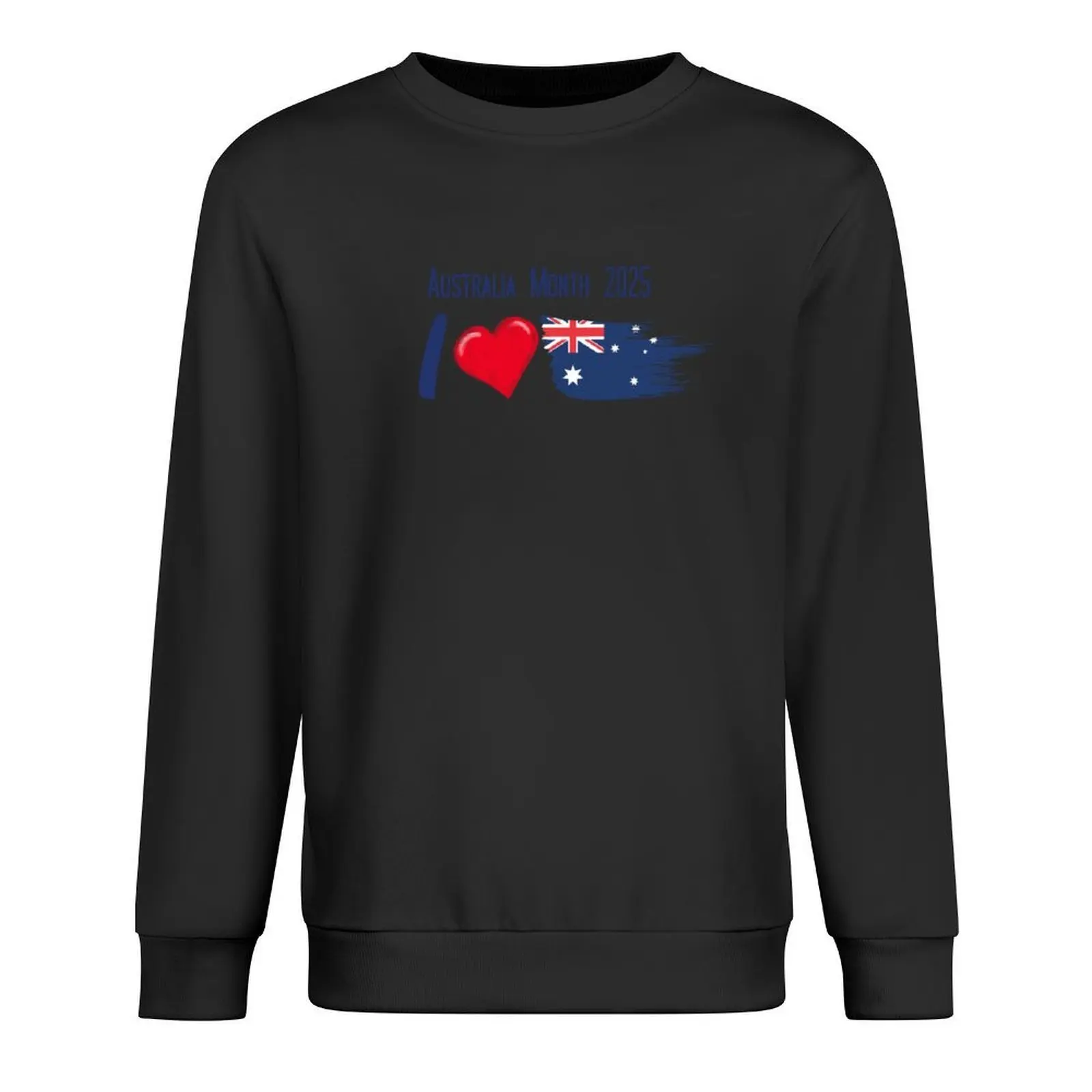 

I Love Australia (blue) - Australia Month 2025 Pullover korean autumn clothes men's sweat-shirt set blouse sweatshirt for men