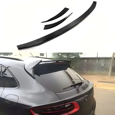 Harman-style Carbon Fiber Rear Spoiler (Top/Middle Wing) Macan 2015-2017 Retrofit/Upgrade Easy Installation New 1 Year 4