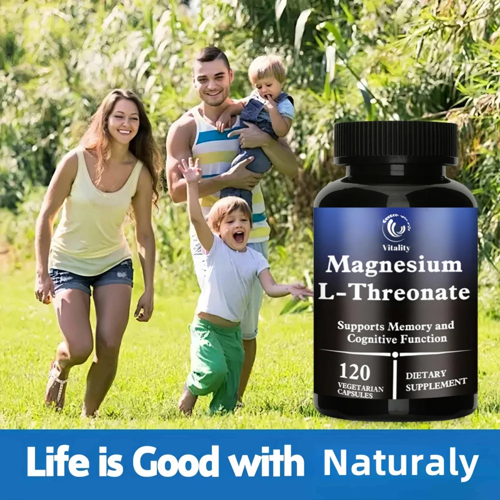 Magnesium L-Threonate Supplement – Promotes Brain Health, Improves Memory and Concentration