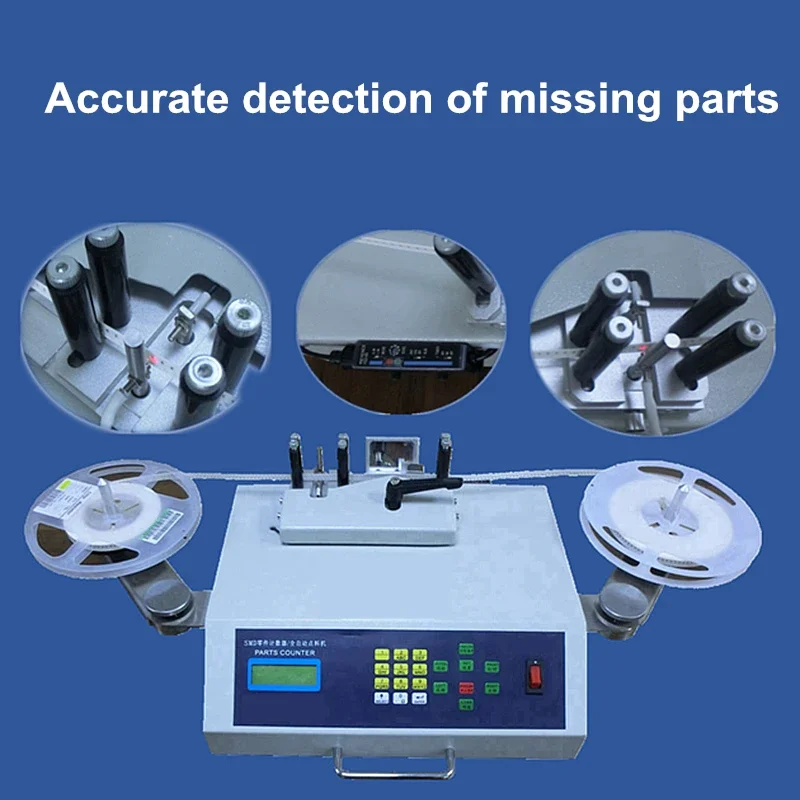 Automatic SMD Component Counter Adjustable Speed Count Machine for Resistance IC Chip Inductance Capacitor Electronic