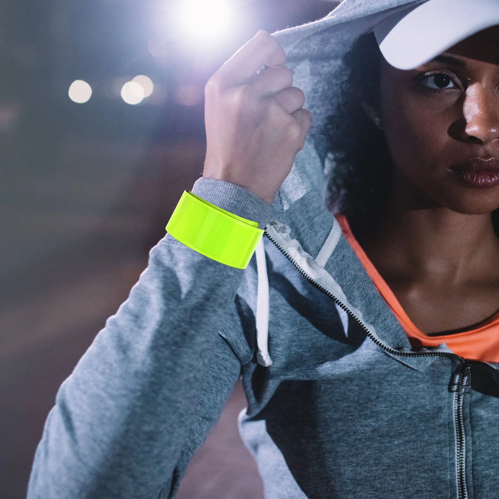 

6pcs Reflective Snap Band High Visibility Reflective Wristband For Night Running Safety Biking Jogging Outdoor Tools Armband For