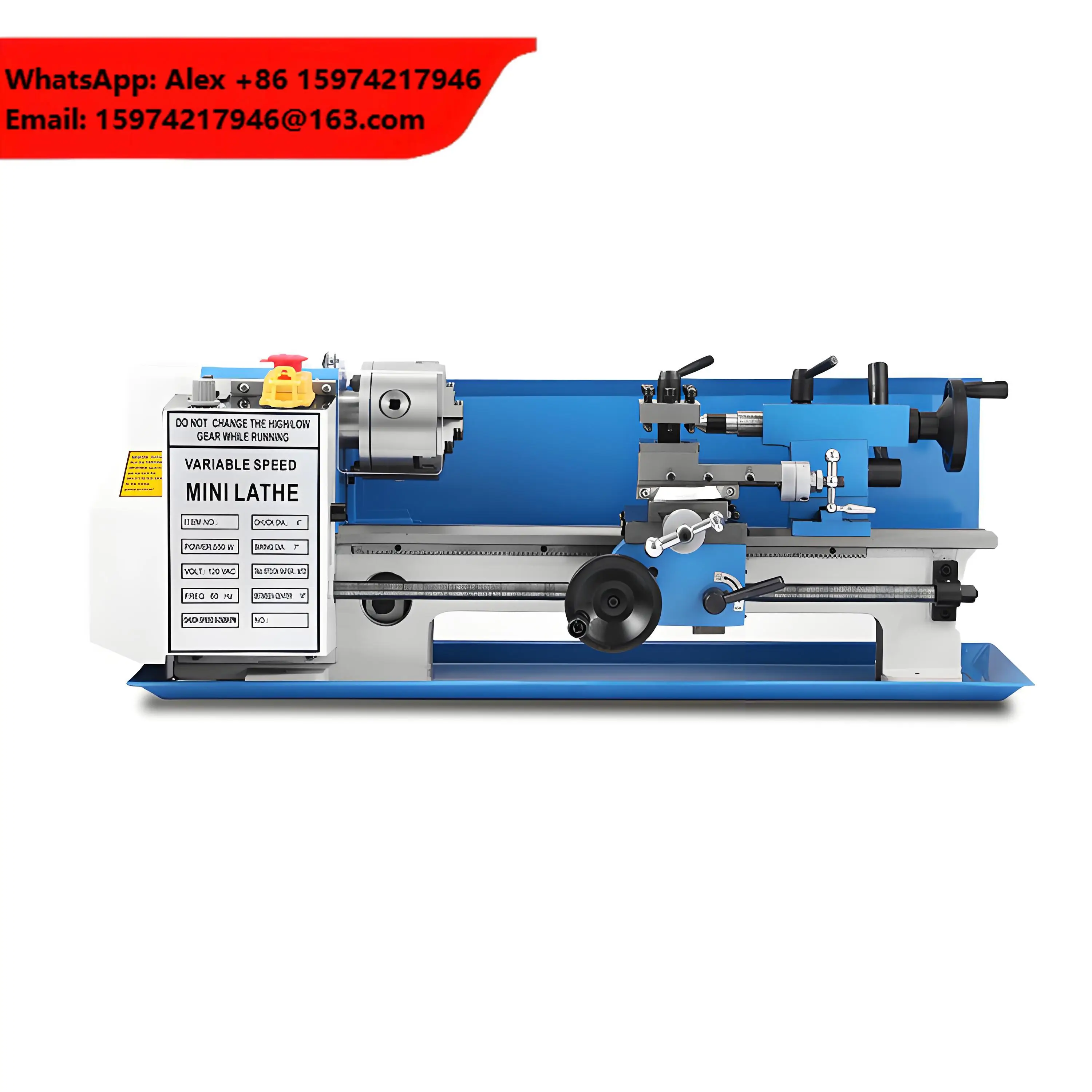 Factory Direct Supply 0618 Miniature Home Small DIY Horizontal Lathe Tabletop Precision Multifunctional 110V/220V 350mm Manual