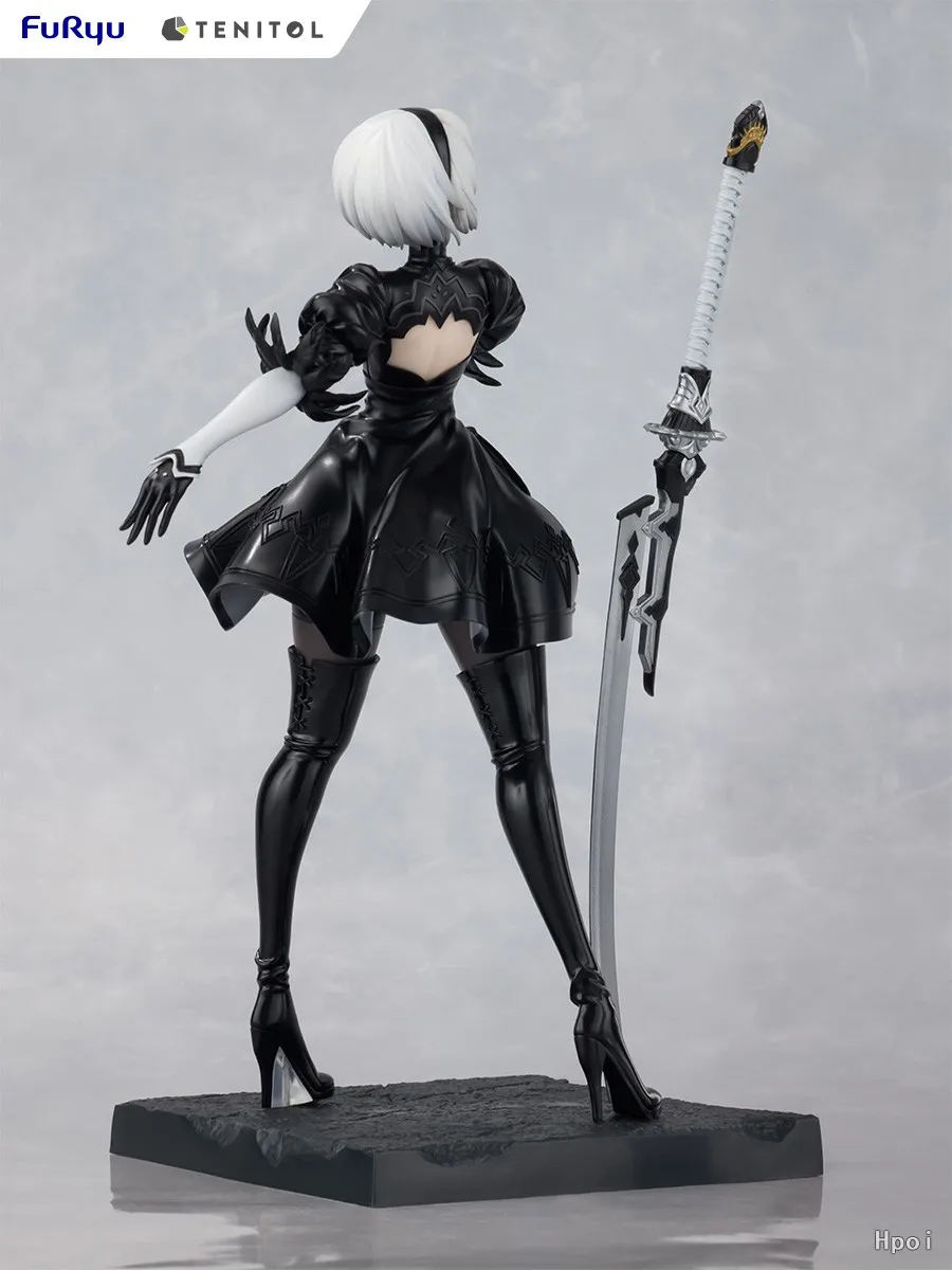 In Stock Original FuRyu Tenitol NieR:Automata Ver1.1a 2B (Jieye No. 2 B) Animation Figures Toys Gifts Collection Ornaments