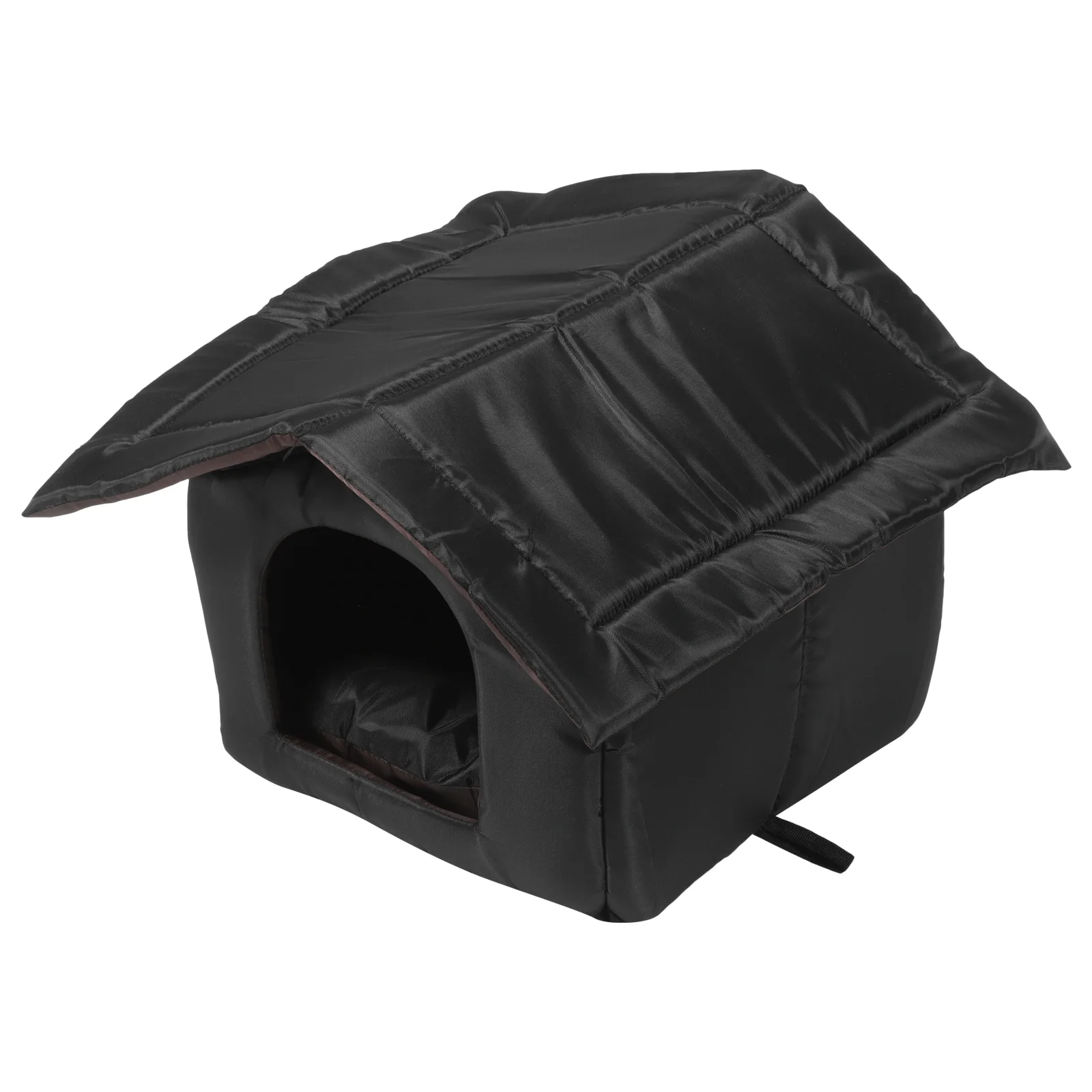 

Pet Bed Home Cat Shelter Washable House for Outdoor Black outside Weatherproof Winter