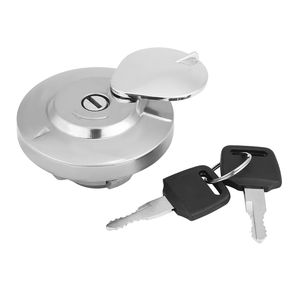 Alloy Steel Motorcycle Fuel Gas Cap Tank Cover with 2 Keys Moto Accessories For Honda Shadow Spirit VT750 DC C2 VLX VT600