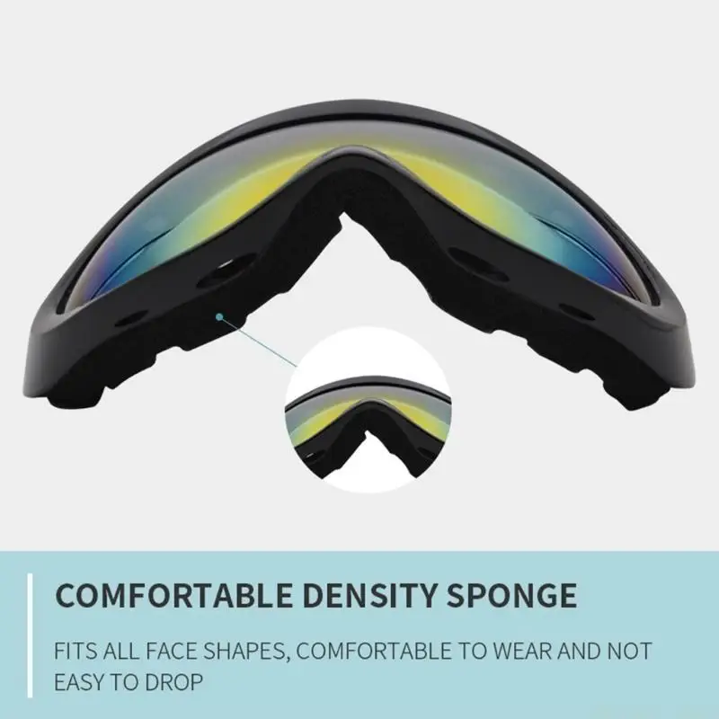 

31BE TPU Ski Goggles Waterproof Windproof Wear Resistance Durable Anti Deform Skiing Glasses for Men Women Boy Girl Teenager