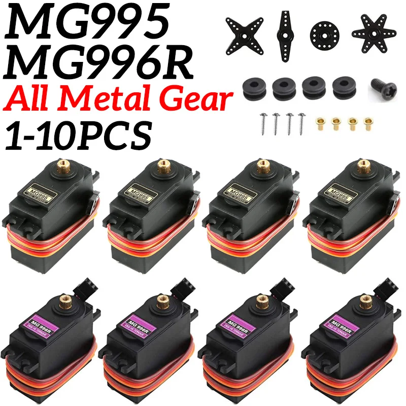 Serwa cyfrowe MG995 MG996R MG996 Serwo Metal Gear do modelu łodzi helikoptera