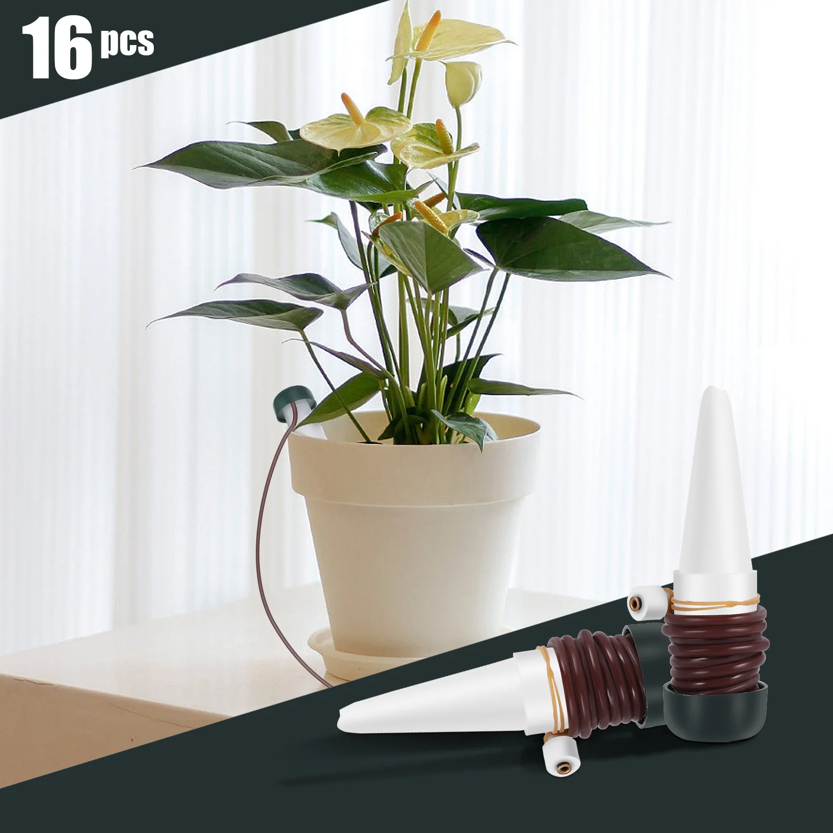 AEE6-Watering Pile Automatic Watering System, Outdoor Indoor Plants Are Slowly Released From Drip Irrigation (16)
