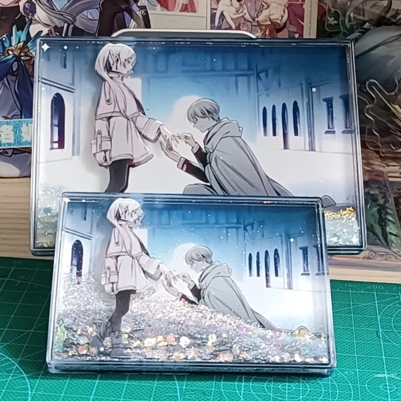 Frieren: Beyond Journey'S End Himmel Quicksand Mahjong Flow Ma Animation Surrounding Acrylic Card Brick Birthday Gift Ornaments