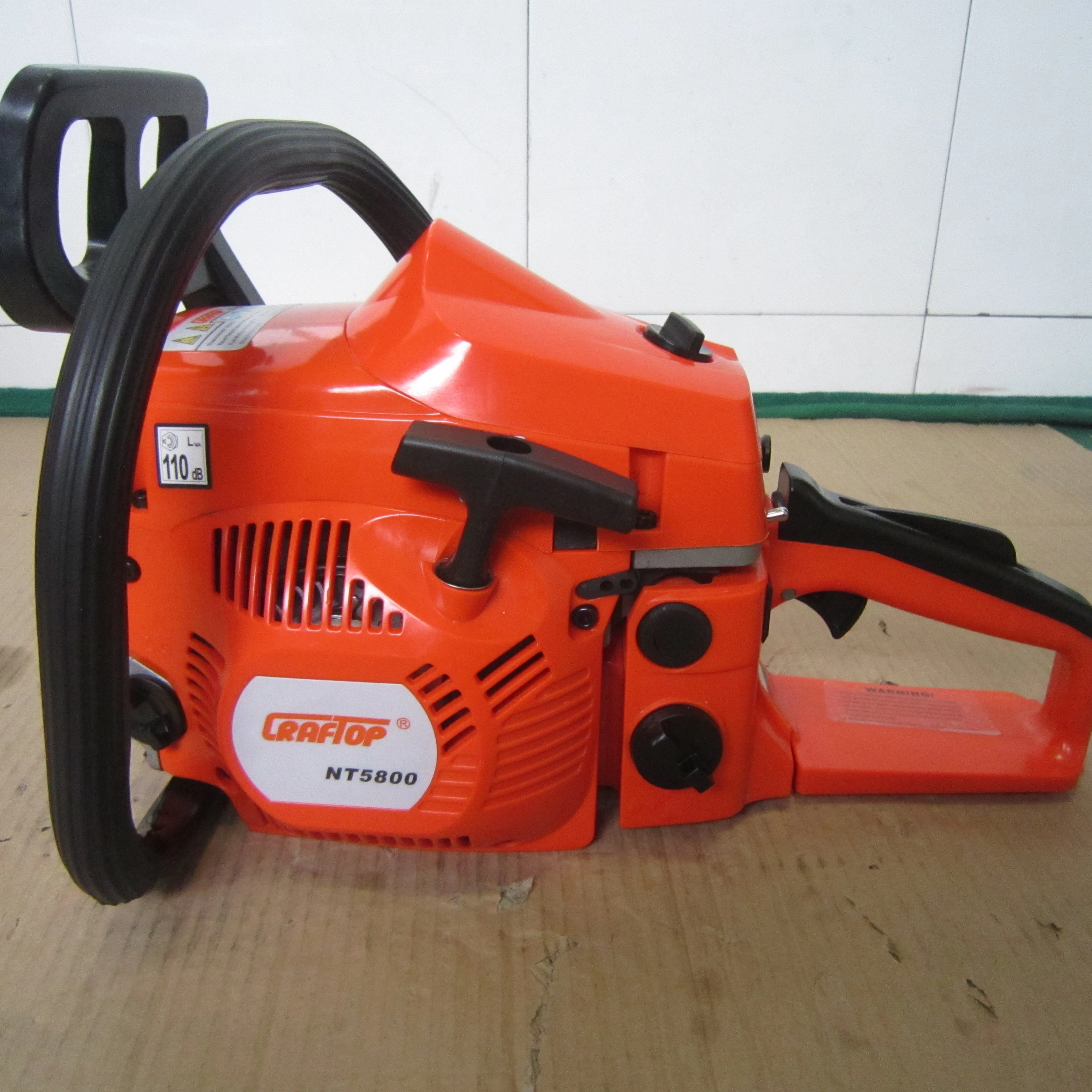 

ATV&UTVDurable Chain Saw 5800 CRAFTOP Petrol 2 Stroke Chainsaw 58cc for South America Market