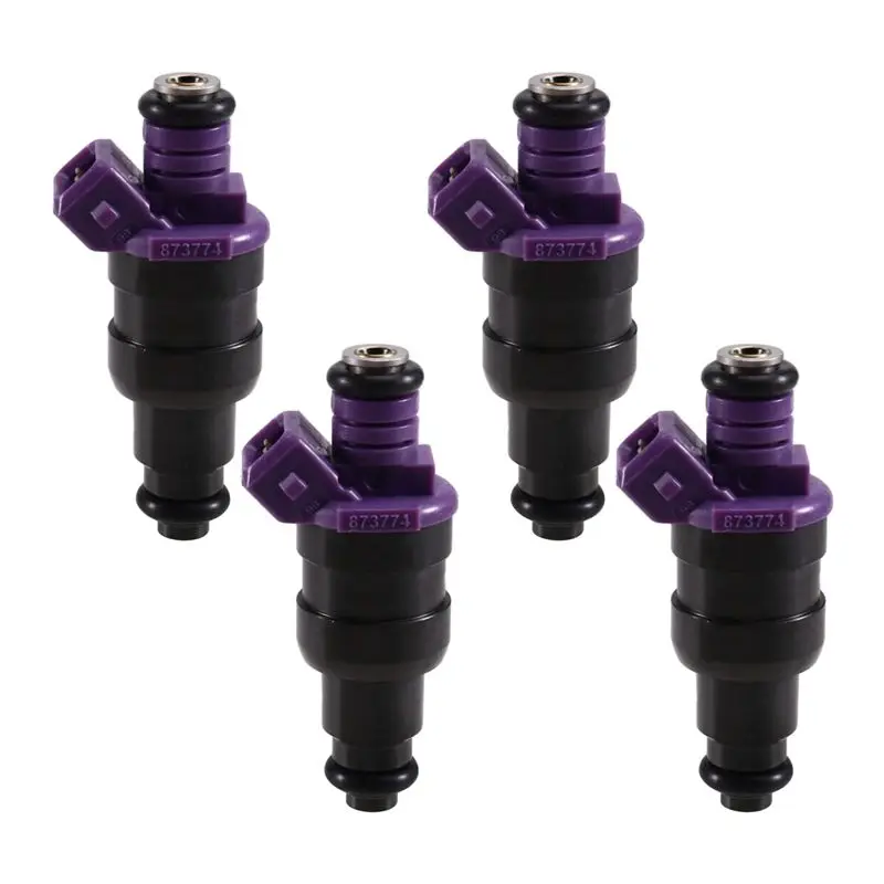 A09E-4 Pcs Fuel Injector 7700874112 8200603801 For Renault Clio Kangoo Twingo 1.2 Auto Parts 873774 15117801 7700873774 81213