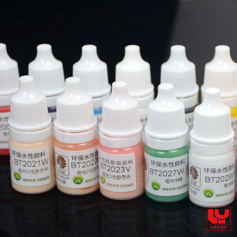 5ml SM Water Based Matte Acrylic Paint Non-Toxic Professional Art Pigment for Handmade Art Creation, Hobby Model Assembly