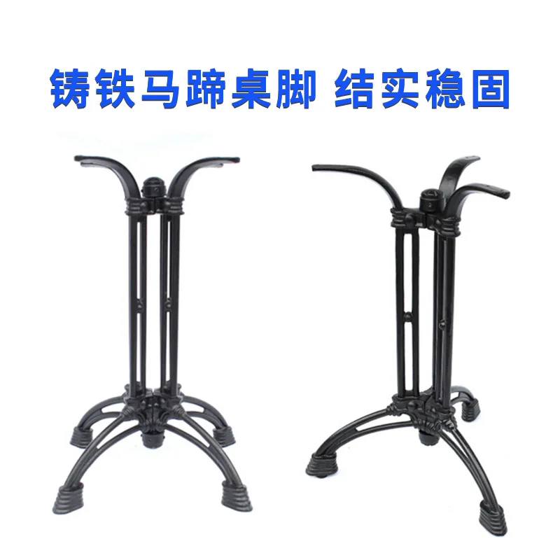 Customizable light luxury hardware dining table feet desserts milk tea shop long square circle  table wrought iron table legs